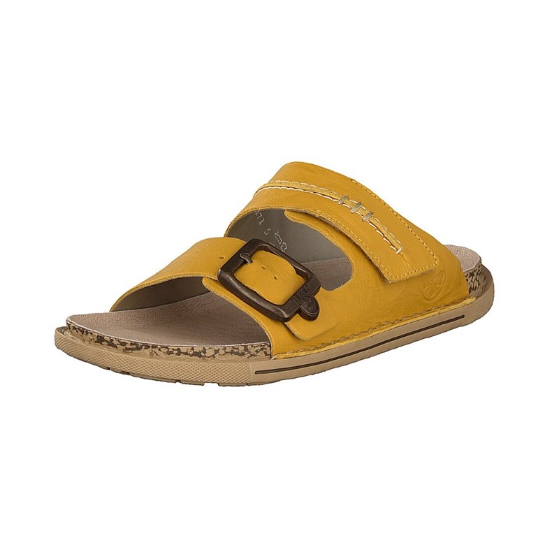 Pantufas Rieker V5493-68 Para Mulher - Amarelas